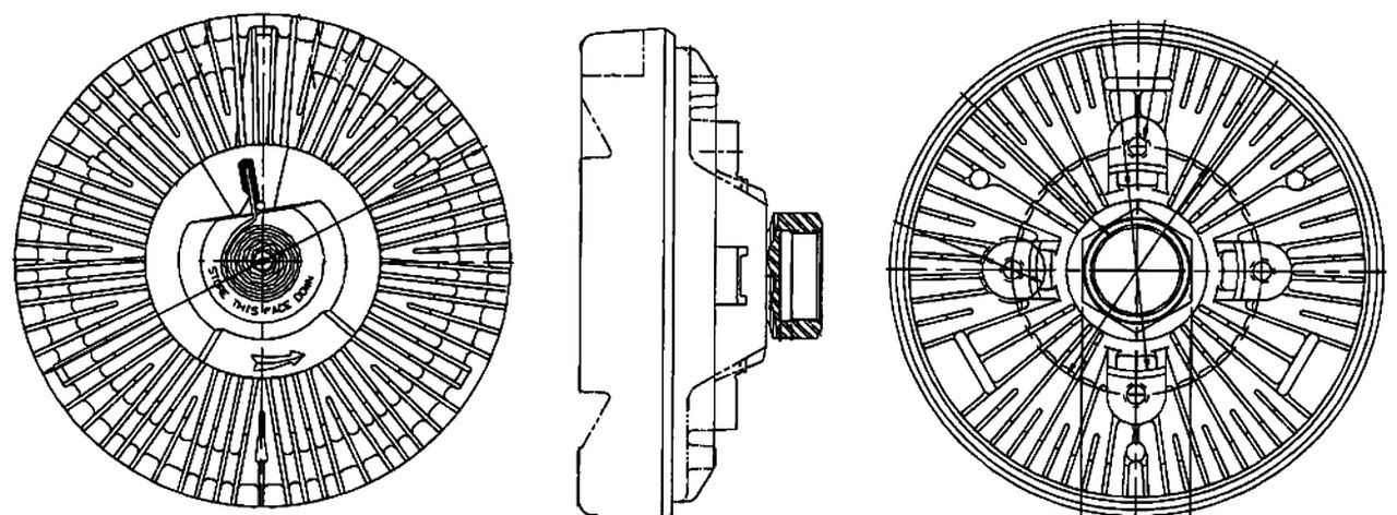 MAHLE PC Radiator fan clutch CFC202000P