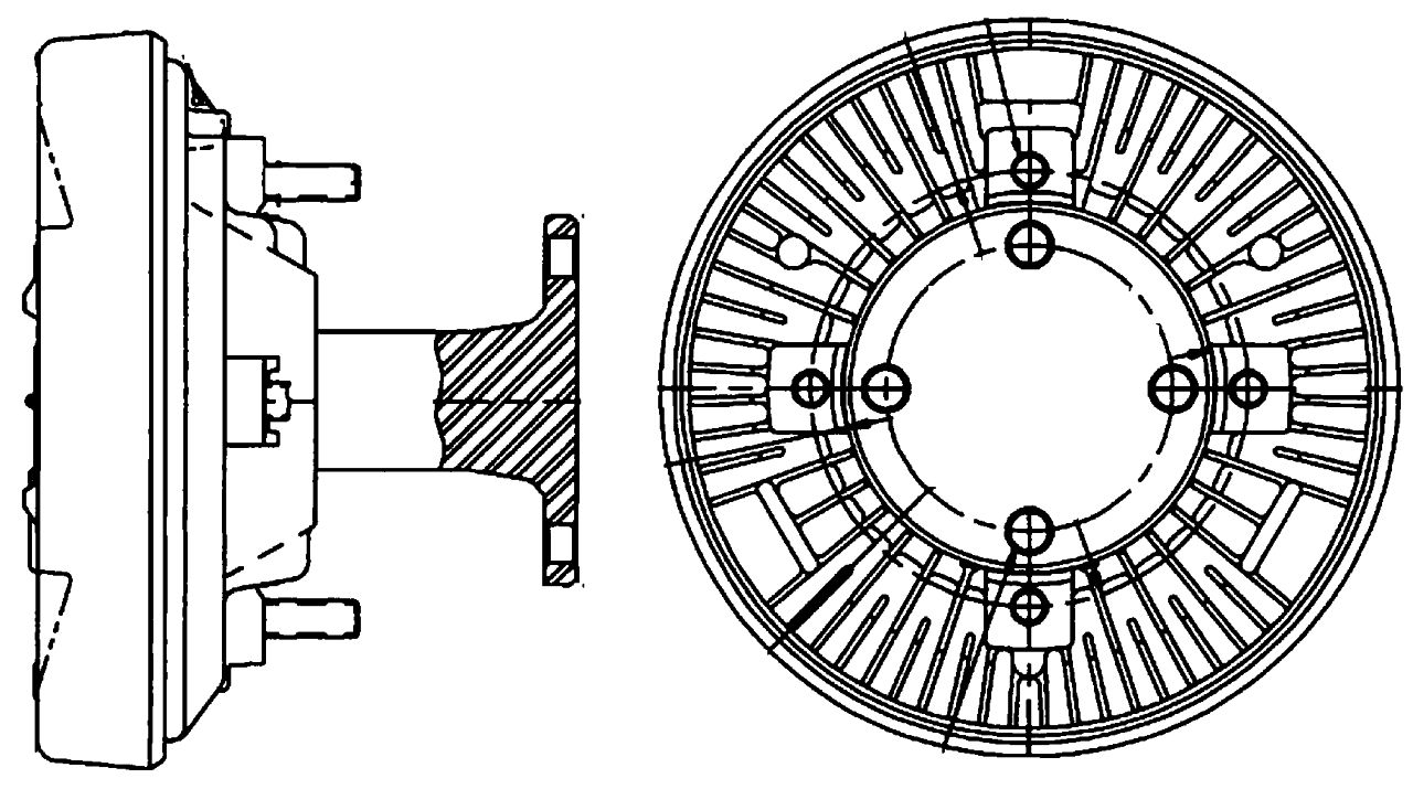 MAHLE Truck/Bus Radiator fan clutch CFC204000P