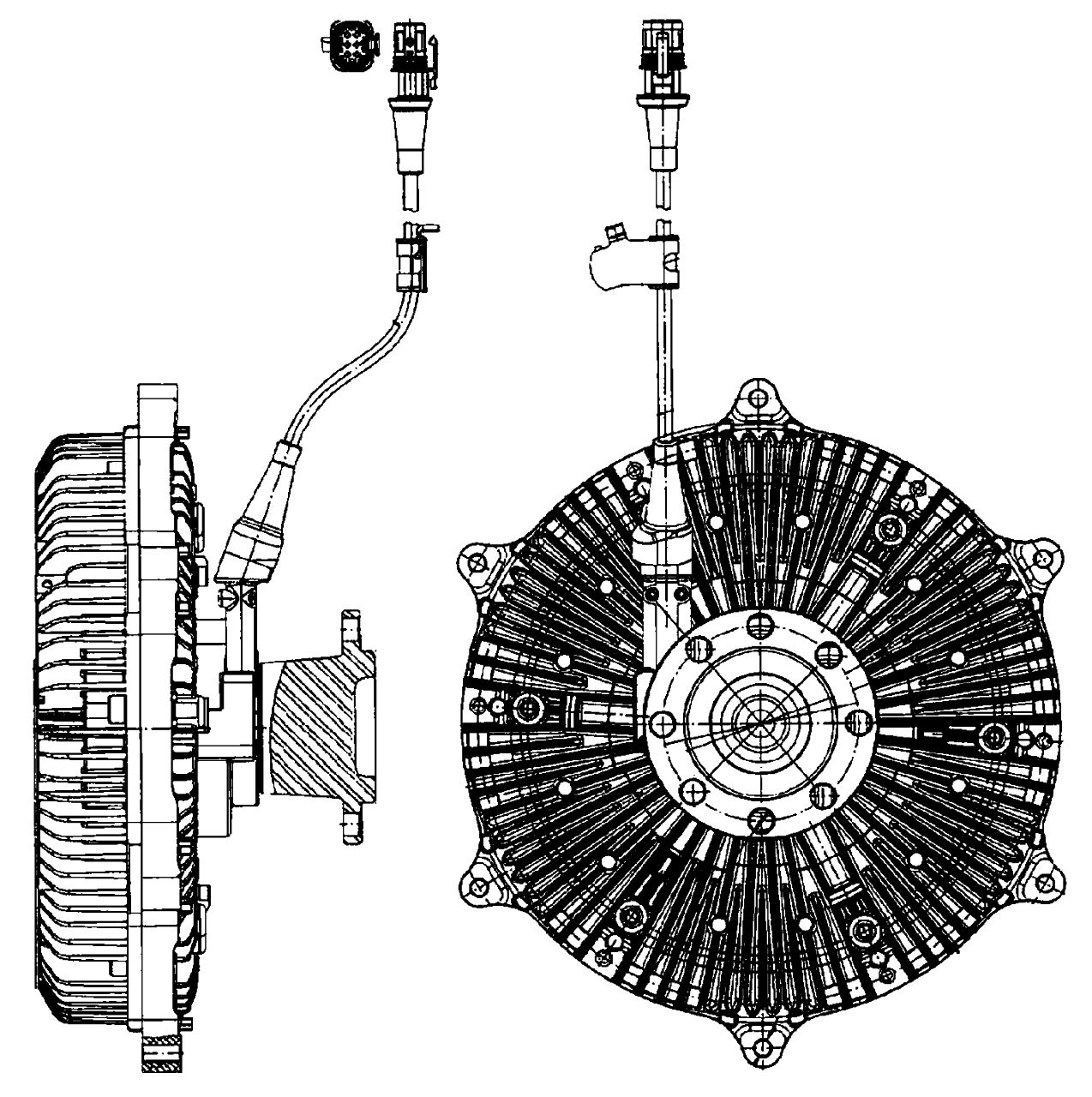MAHLE Truck/Bus Radiator fan clutch CFC214000P MAHLE Truck/Bus Radiator fan clutch CFC214000P
