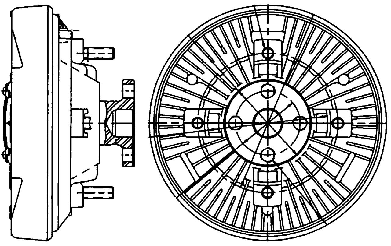 MAHLE Truck/Bus Radiator fan clutch CFC220000P