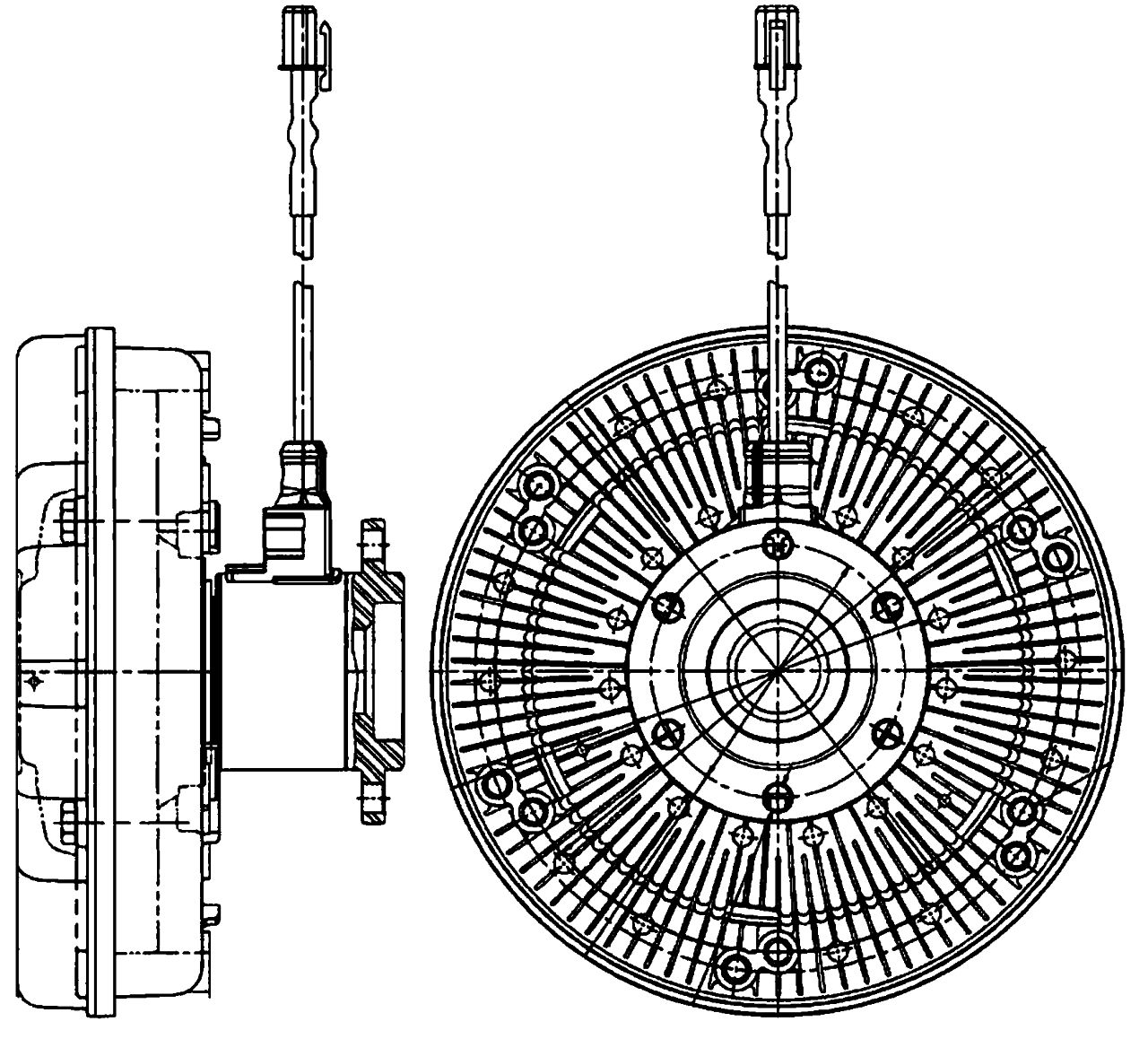 MAHLE Truck/Bus Radiator fan clutch CFC223000P