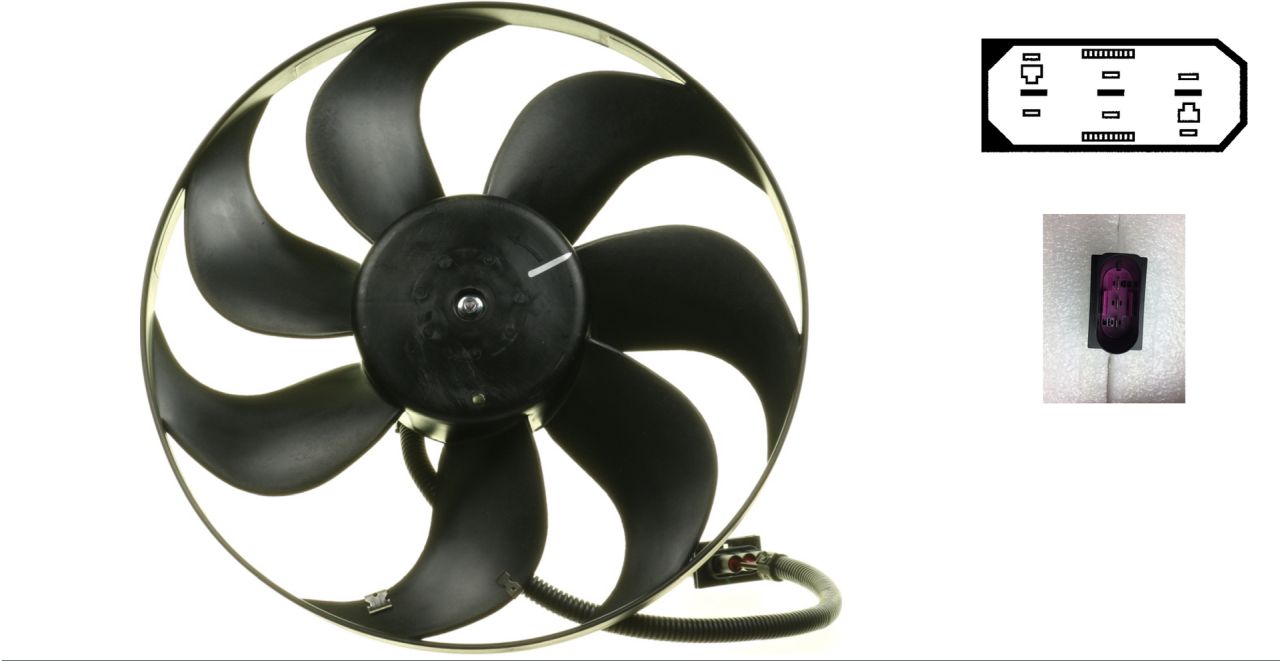MAHLE PC Radiator/condenser fan  CFF11000P