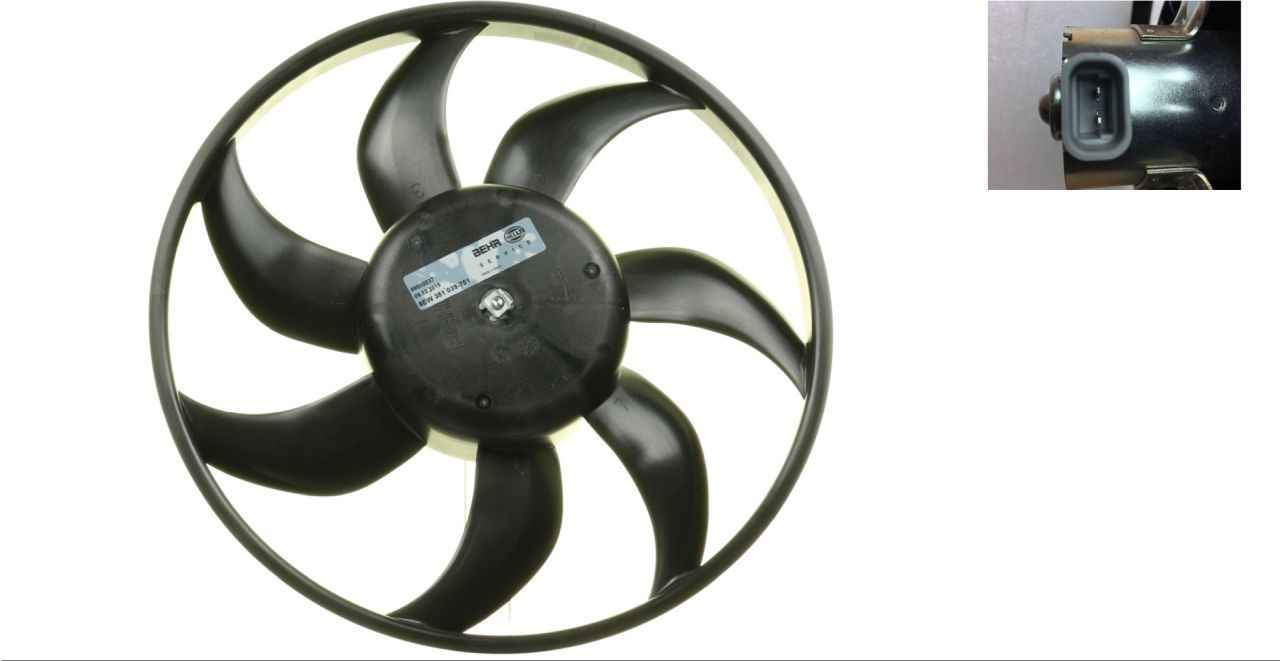 MAHLE PC Radiator/condenser fan  CFF164000P