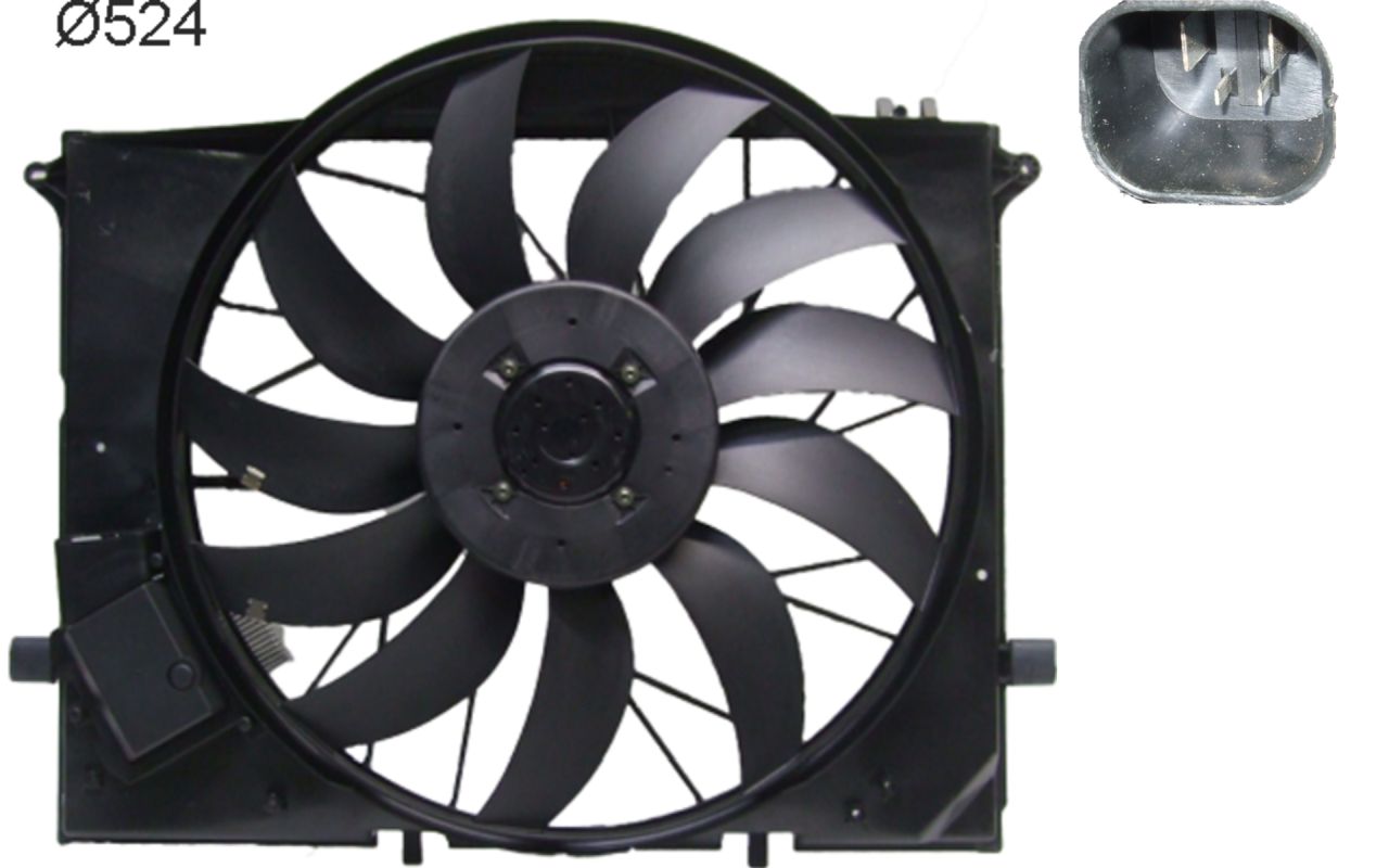 MAHLE PC Radiator/condenser fan  CFF172000S