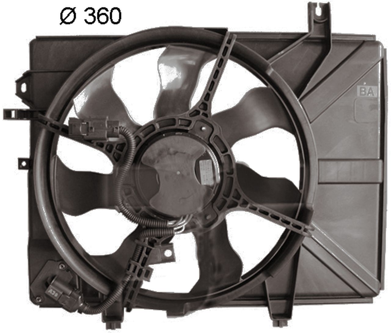 MAHLE PC Radiator/condenser fan  CFF225000P