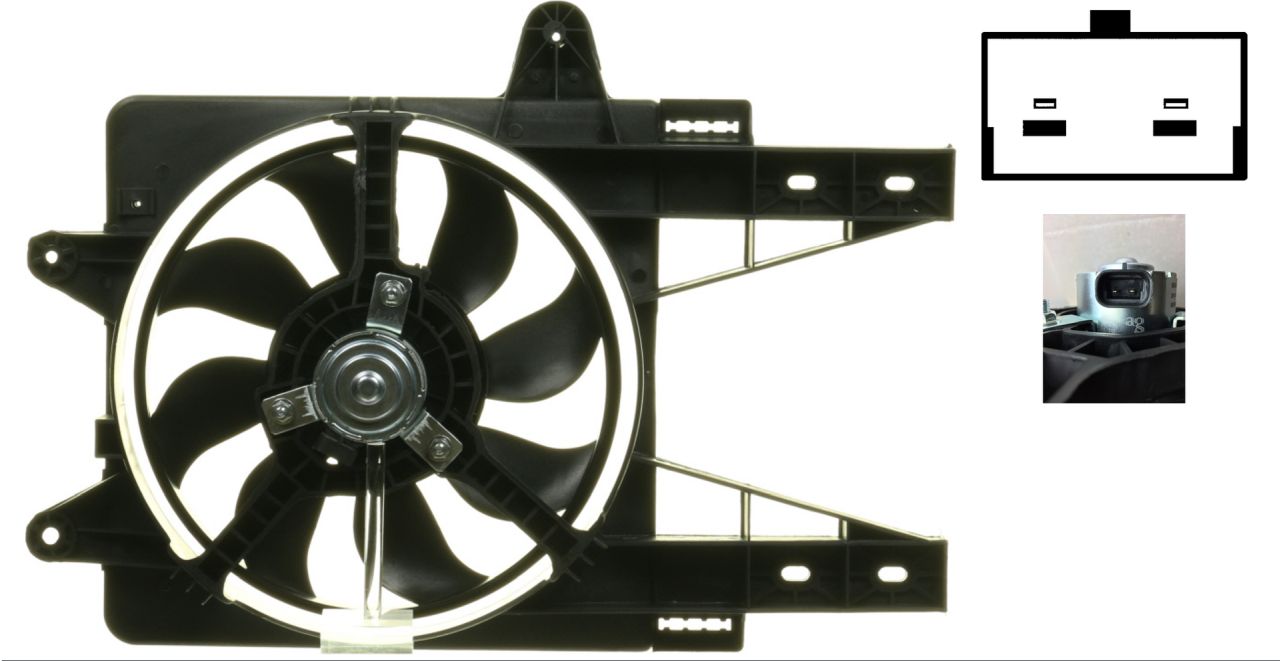 MAHLE PC Radiator/condenser fan  CFF22000P