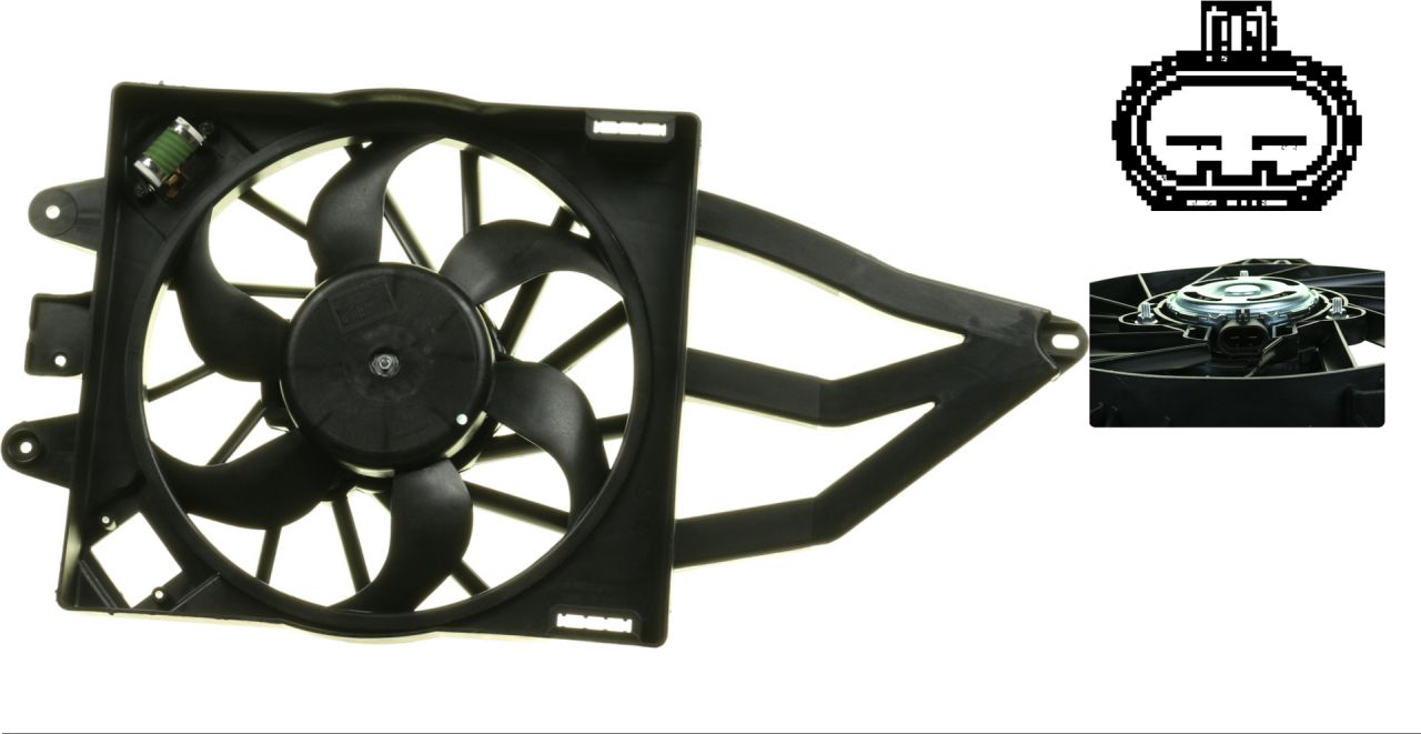 MAHLE PC Radiator/condenser fan  CFF315000P