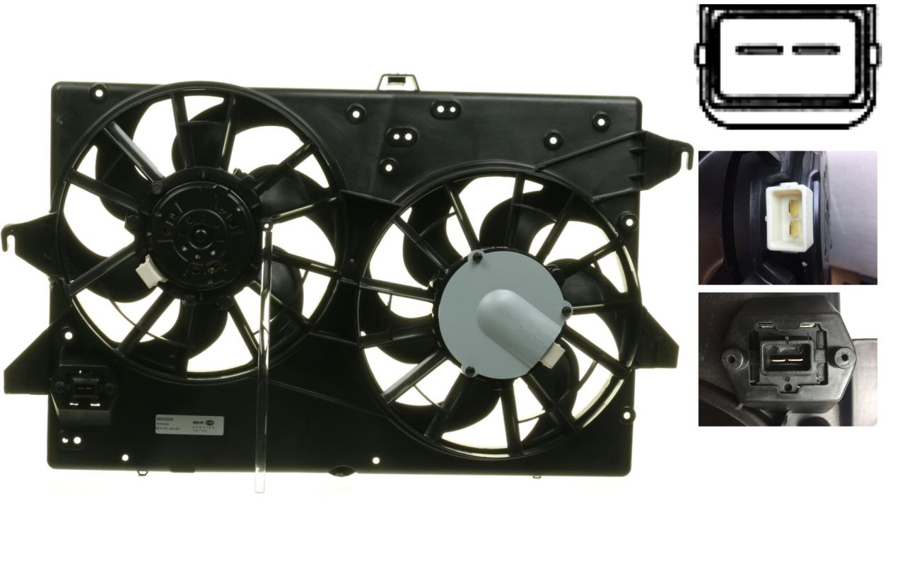 MAHLE PC Radiator/condenser fan  CFF319000S