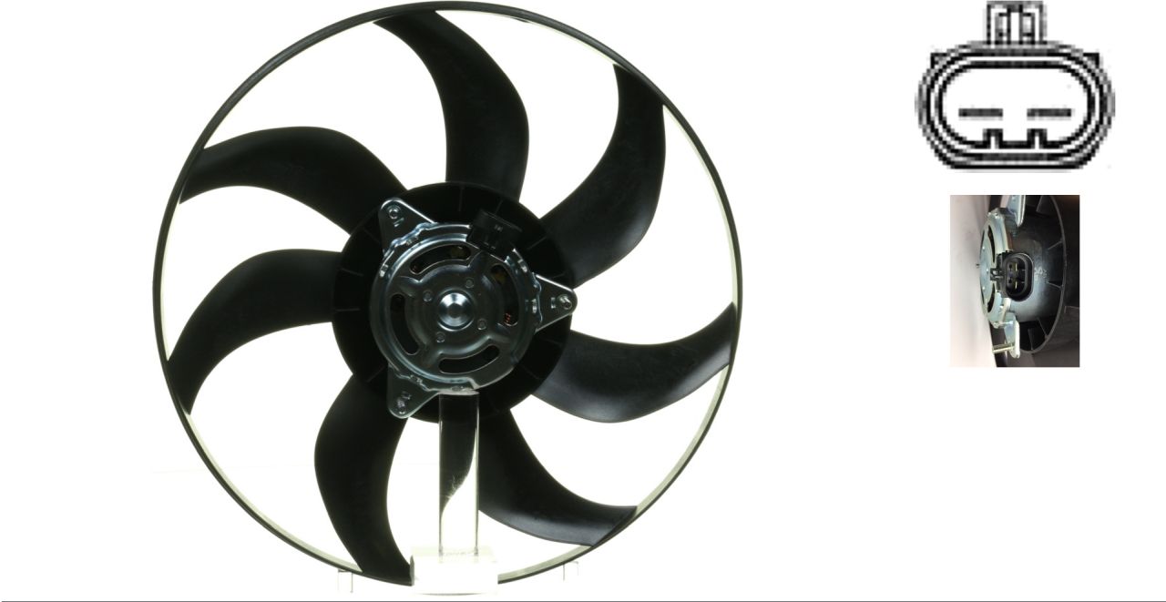 MAHLE PC Radiator/condenser fan  CFF322000P