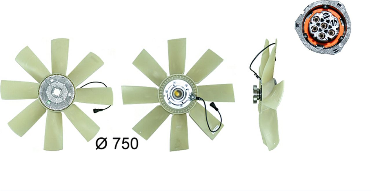 MAHLE Truck/Bus Radiator/condenser fan CFF441000P