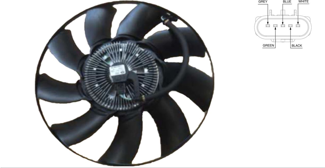 MAHLE PC Radiator/condenser fan  CFF475000P