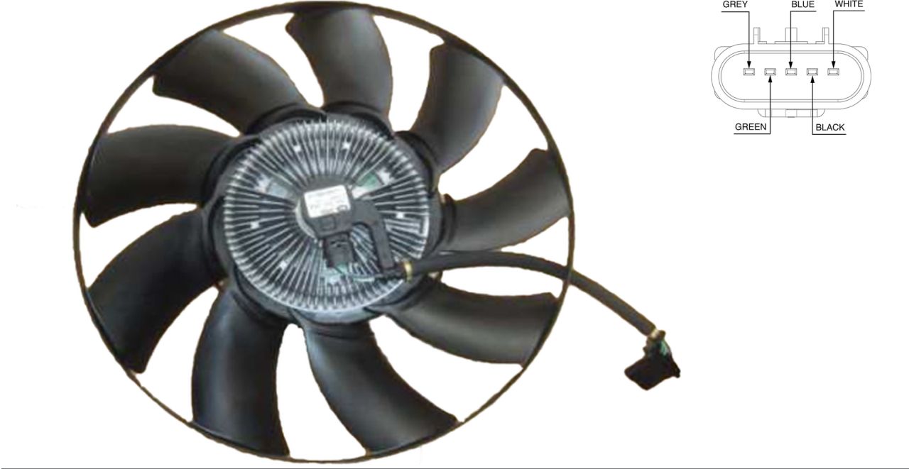 MAHLE PC Radiator/condenser fan  CFF476000P