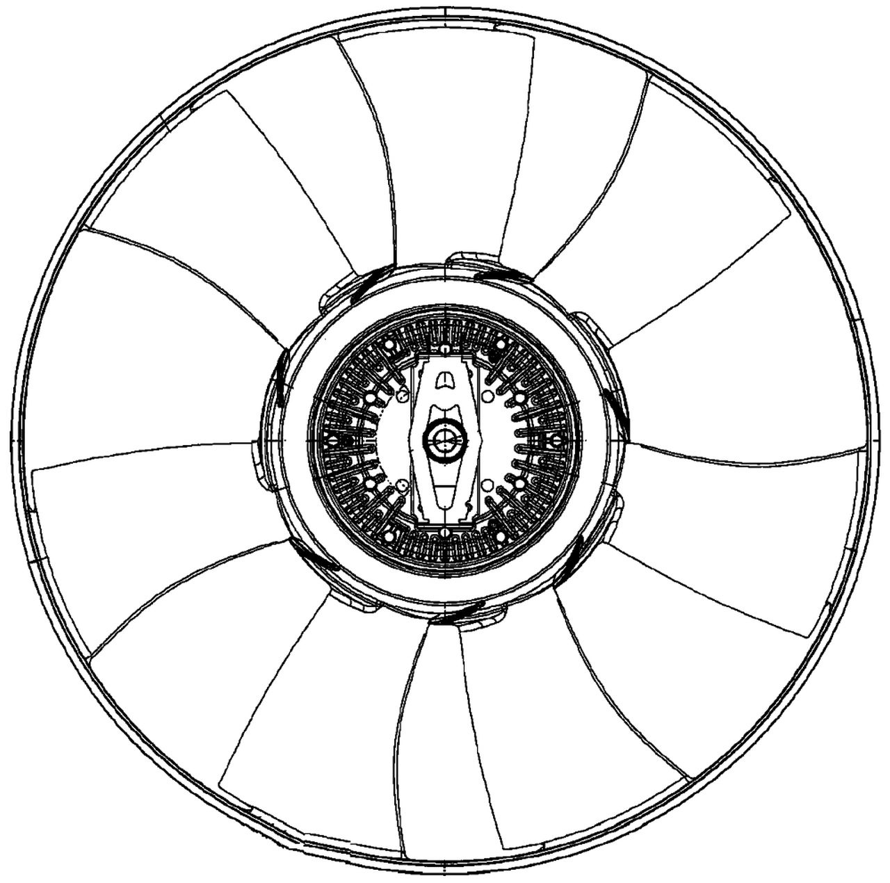 MAHLE LCV Radiator/condenser fan  CFF492000P