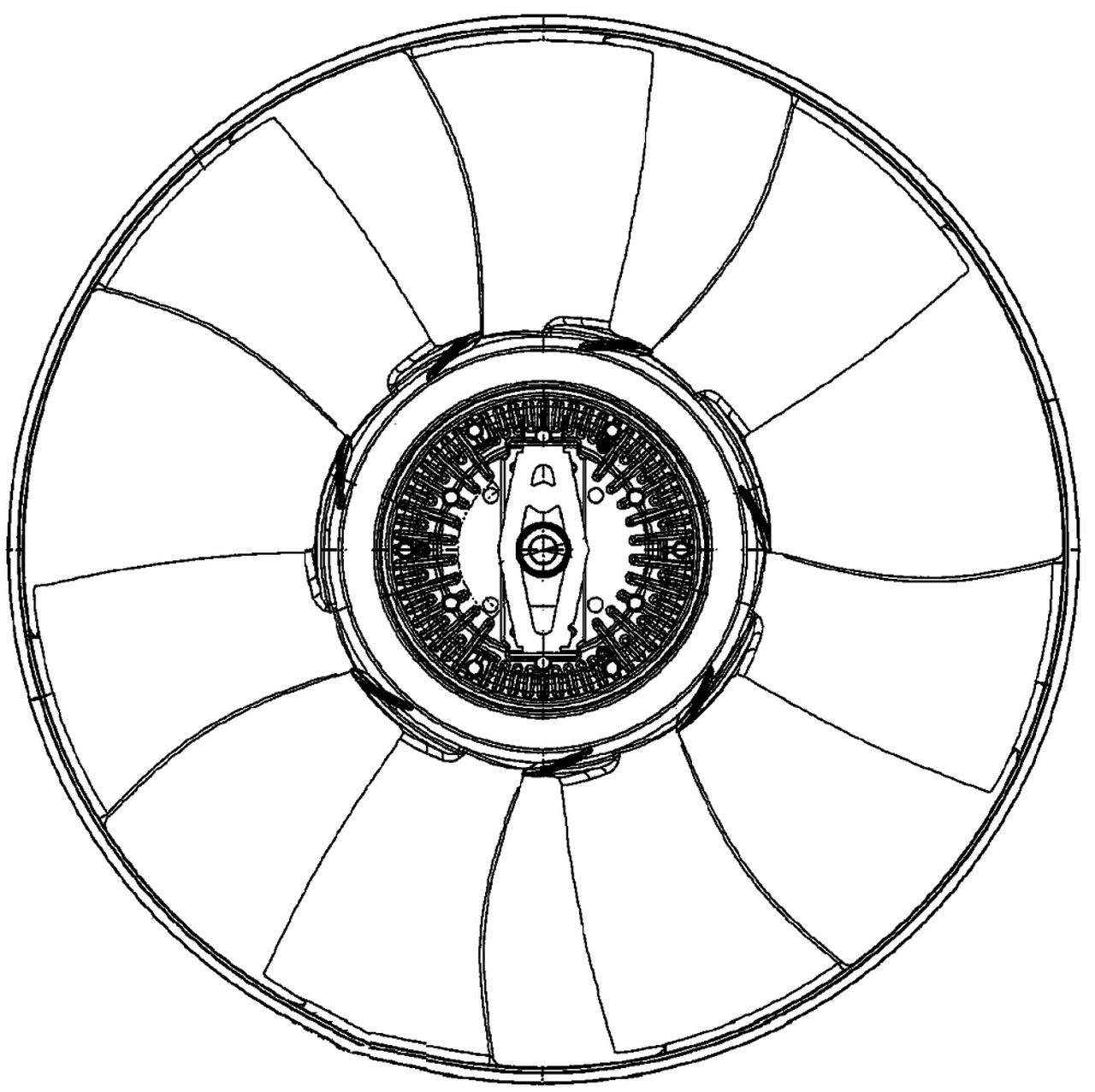 MAHLE LCV Radiator/condenser fan  CFF493000P