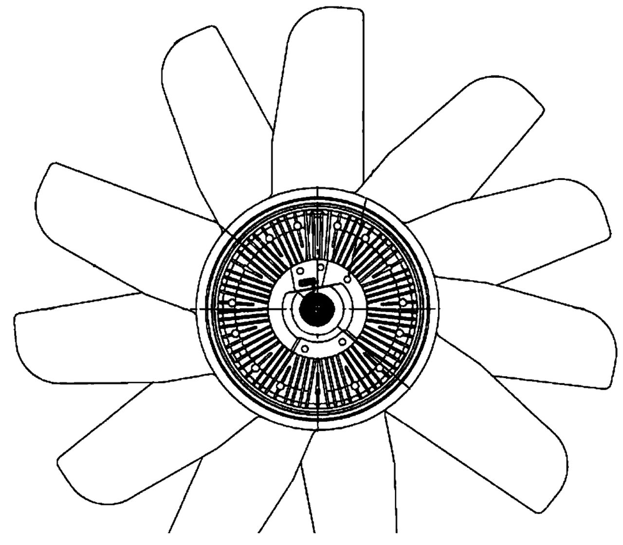 MAHLE PC Radiator/condenser fan  CFF494000P