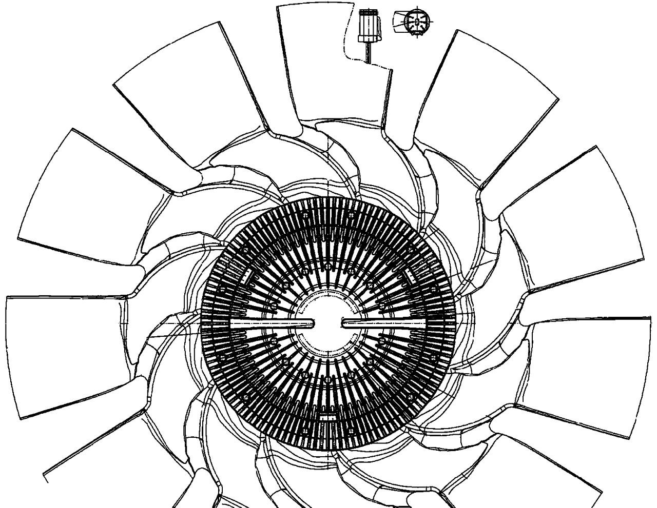 MAHLE Truck/Bus Radiator/condenser fan CFF498000P