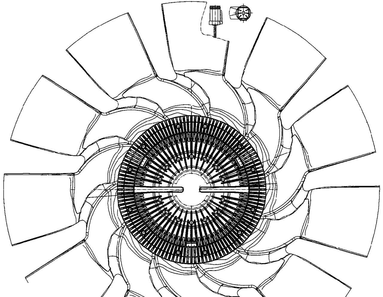 MAHLE Truck/Bus Radiator/condenser fan CFF498000P