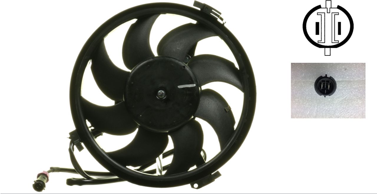 MAHLE PC Radiator/condenser fan  CFF4000P