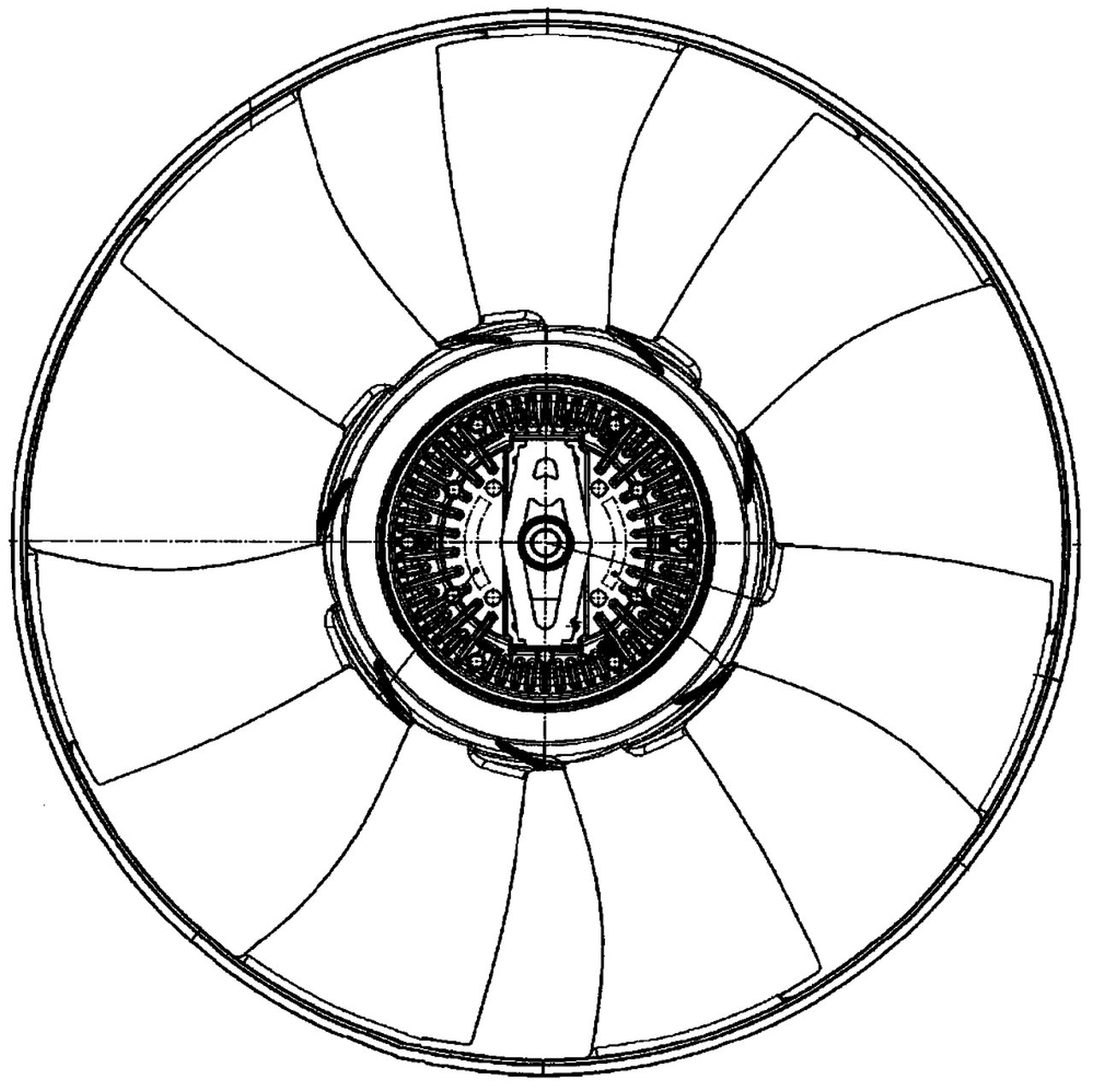 MAHLE PC Radiator/condenser fan  CFF501000P