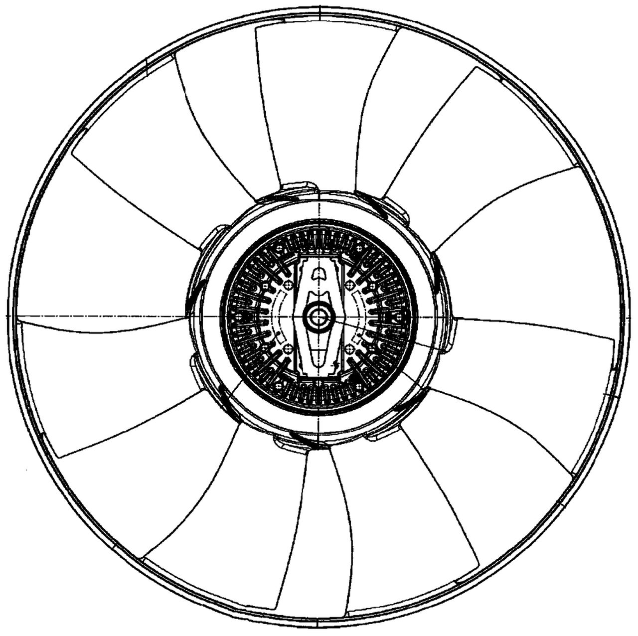 MAHLE PC Radiator/condenser fan  CFF501000P