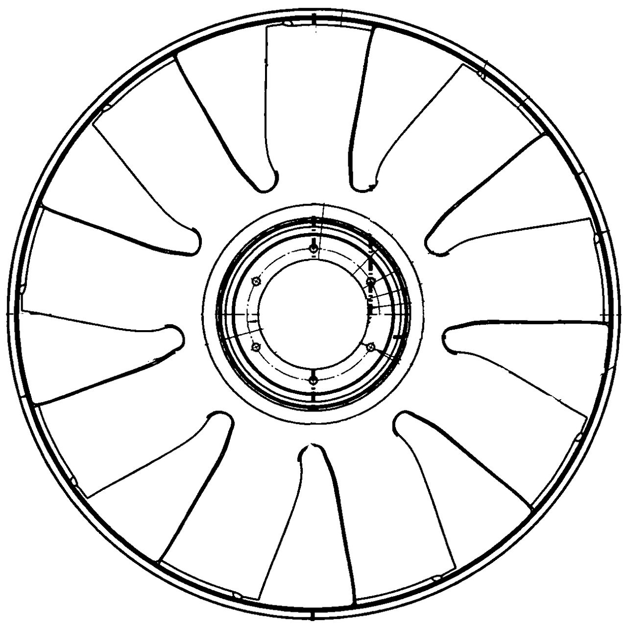 MAHLE Truck/Bus Fan wheel CFW72000P