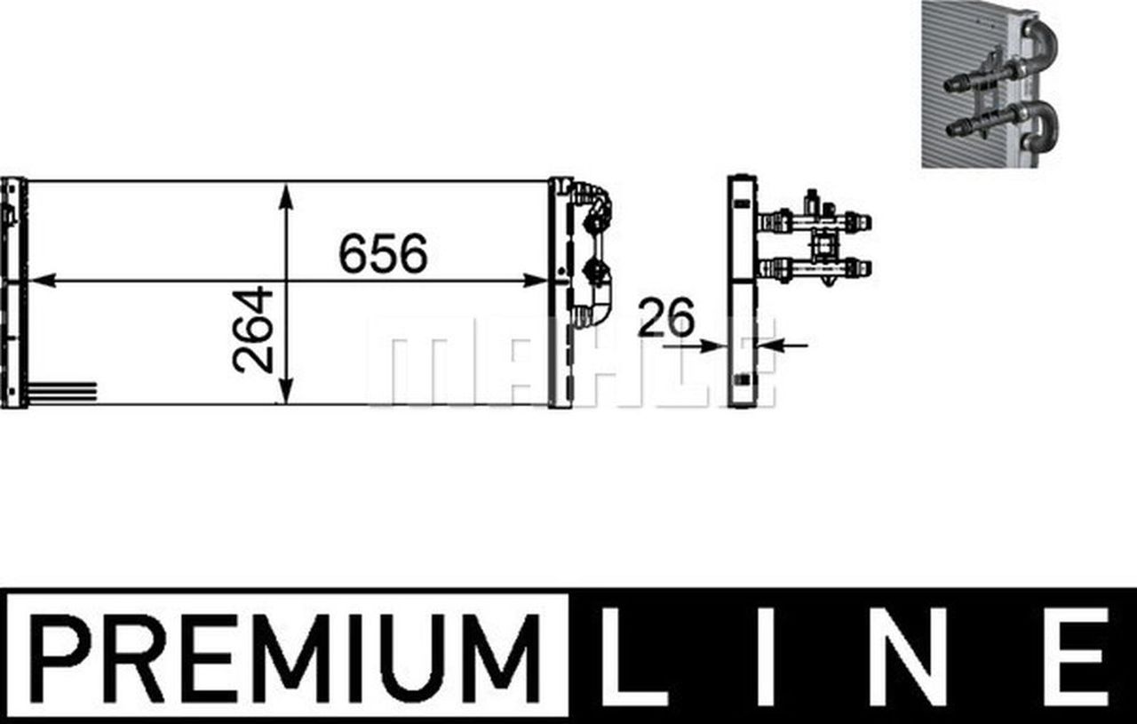 MAHLE PC Low-temperature radiator CIR18000P