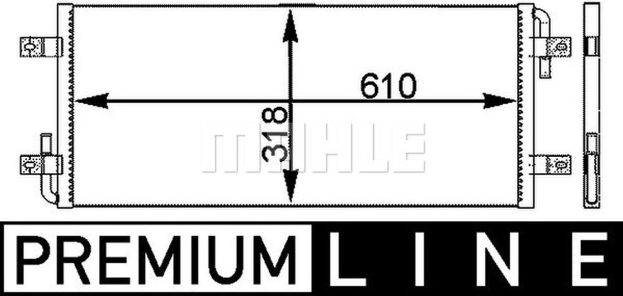 MAHLE Truck/Bus Low-temperature radiator CIR22000P