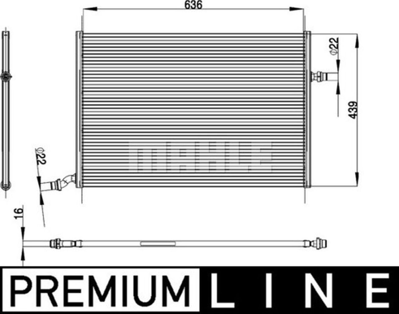 MAHLE PC Low-temperature radiator CIR26000P