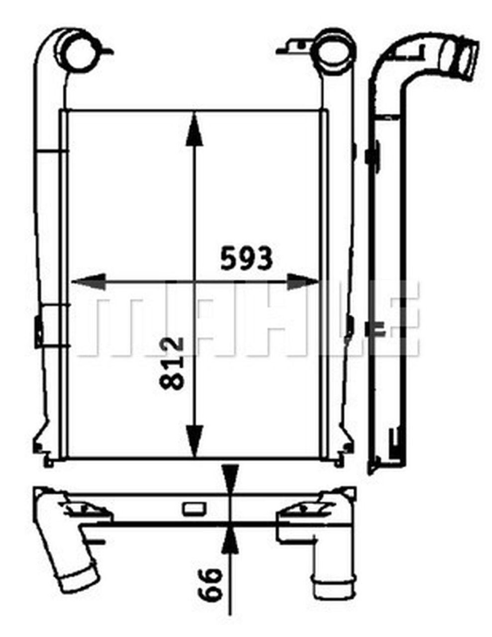 MAHLE Truck/Bus Charge air cooler CI112000P