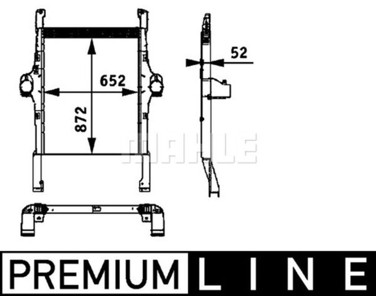 MAHLE Truck/Bus Charge air cooler CI113000P