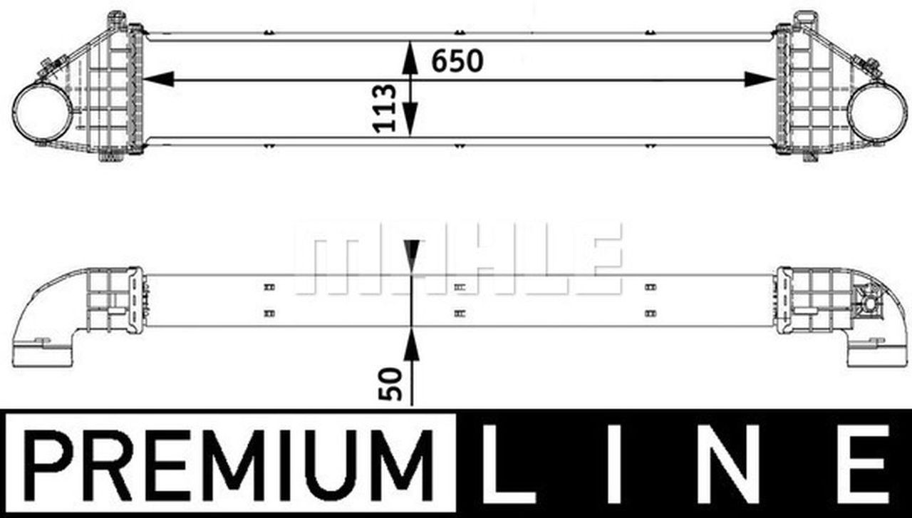 MAHLE PC Charge air cooler CI139000P