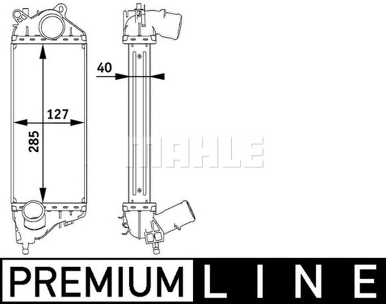MAHLE PC Charge air cooler CI140000P