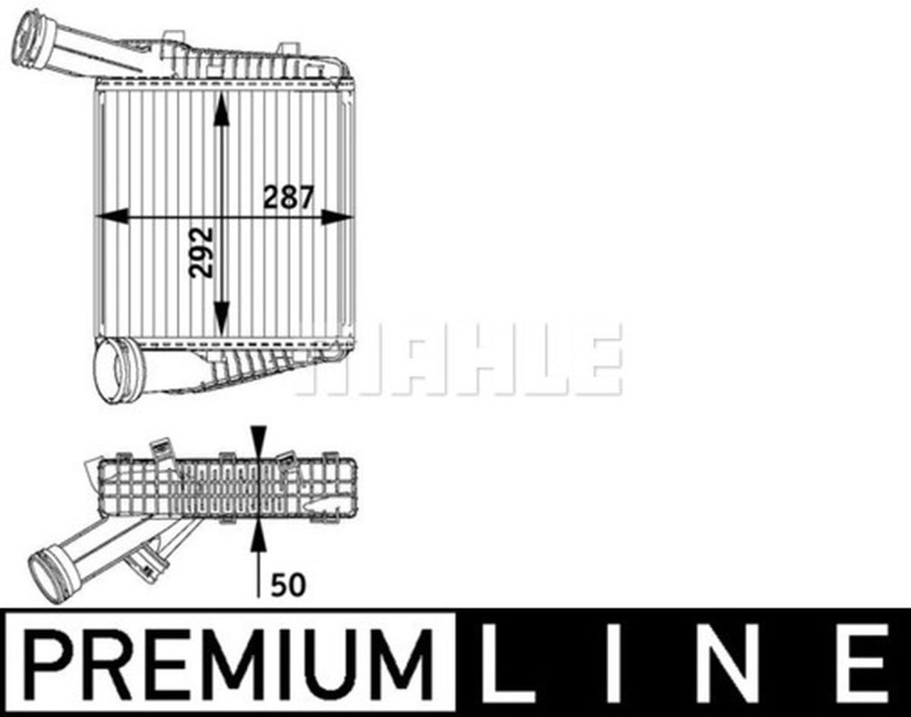 MAHLE PC Charge air cooler CI142000P