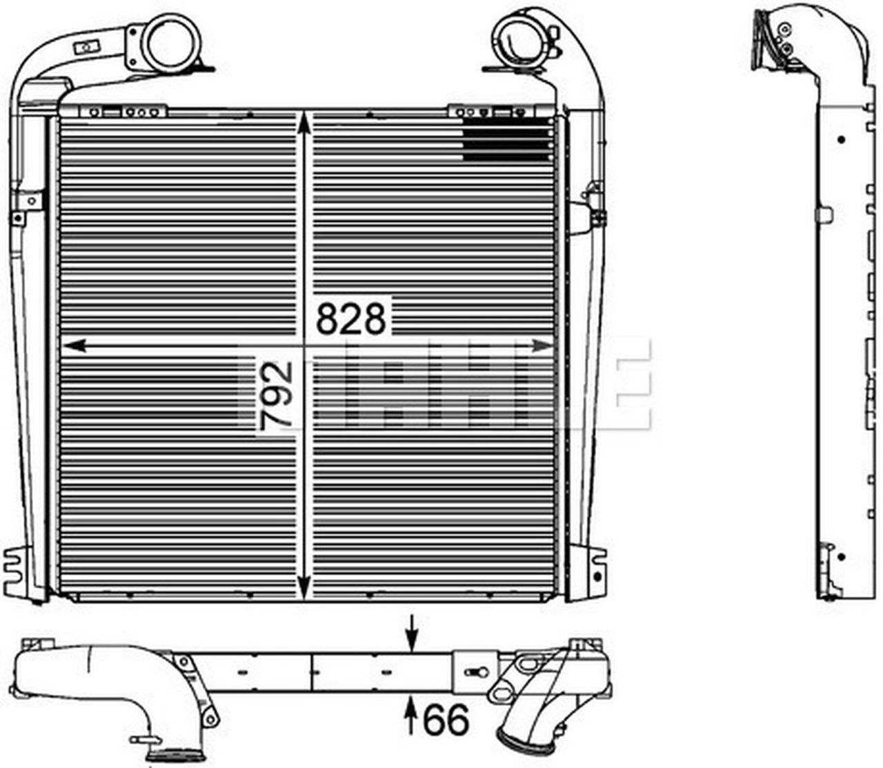 MAHLE Truck/Bus Charge air cooler CI143000P