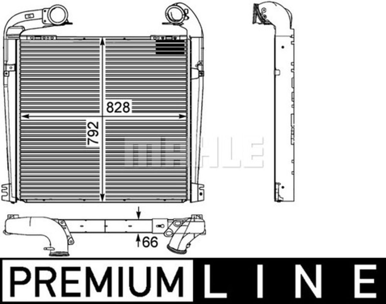 MAHLE Truck/Bus Charge air cooler CI143000P
