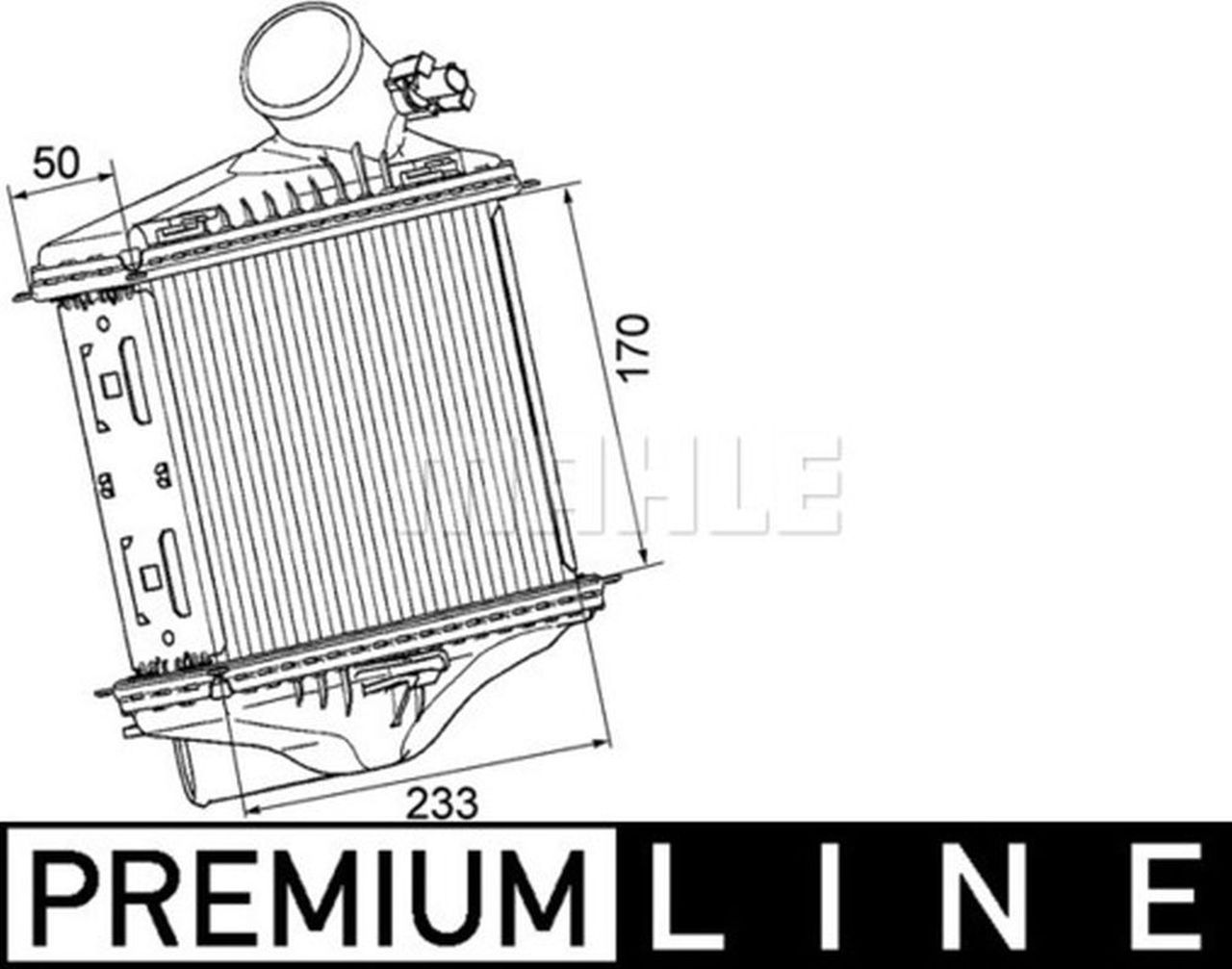 MAHLE PC Charge air cooler CI174000P