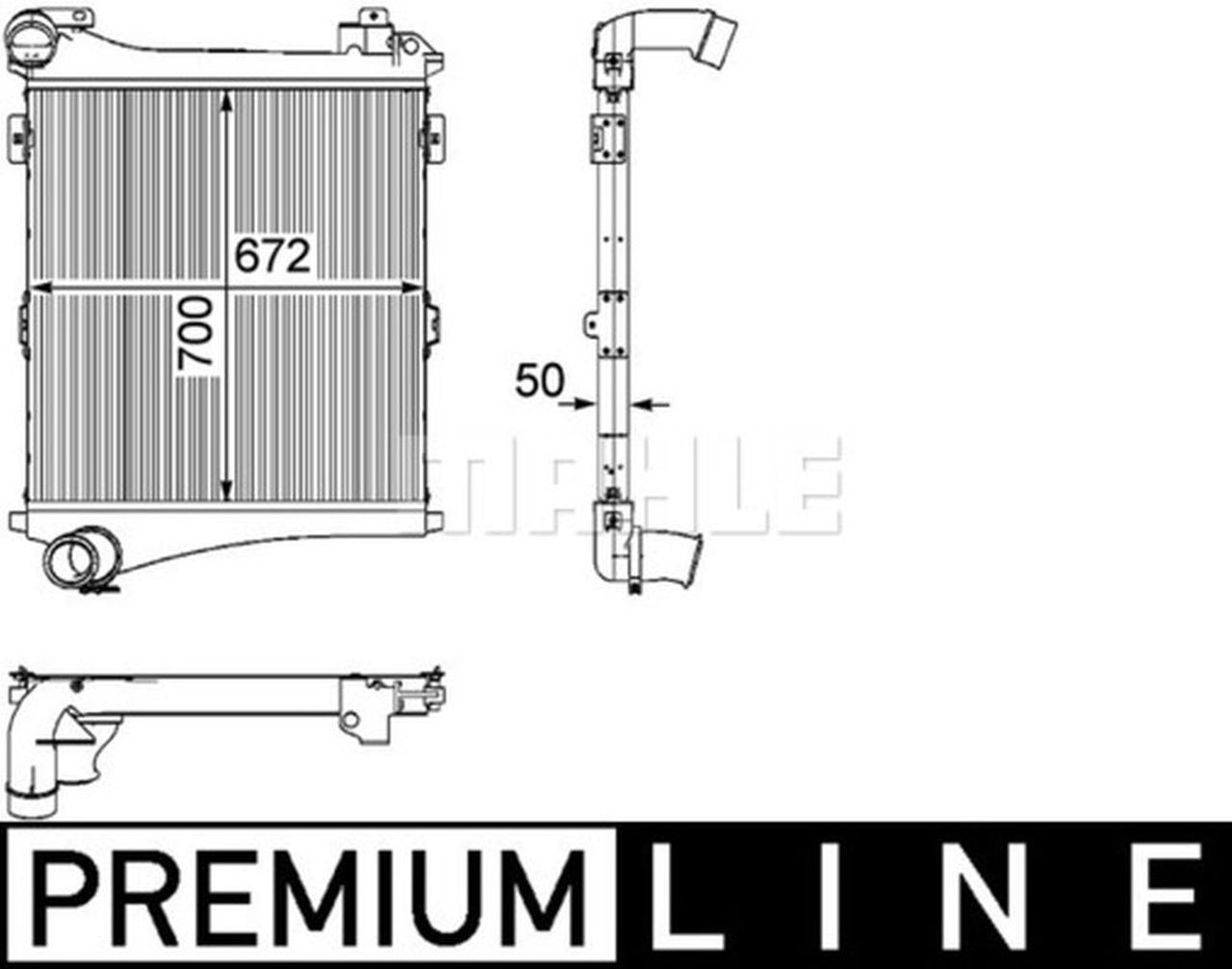 MAHLE Truck/Bus Charge air cooler CI179000P