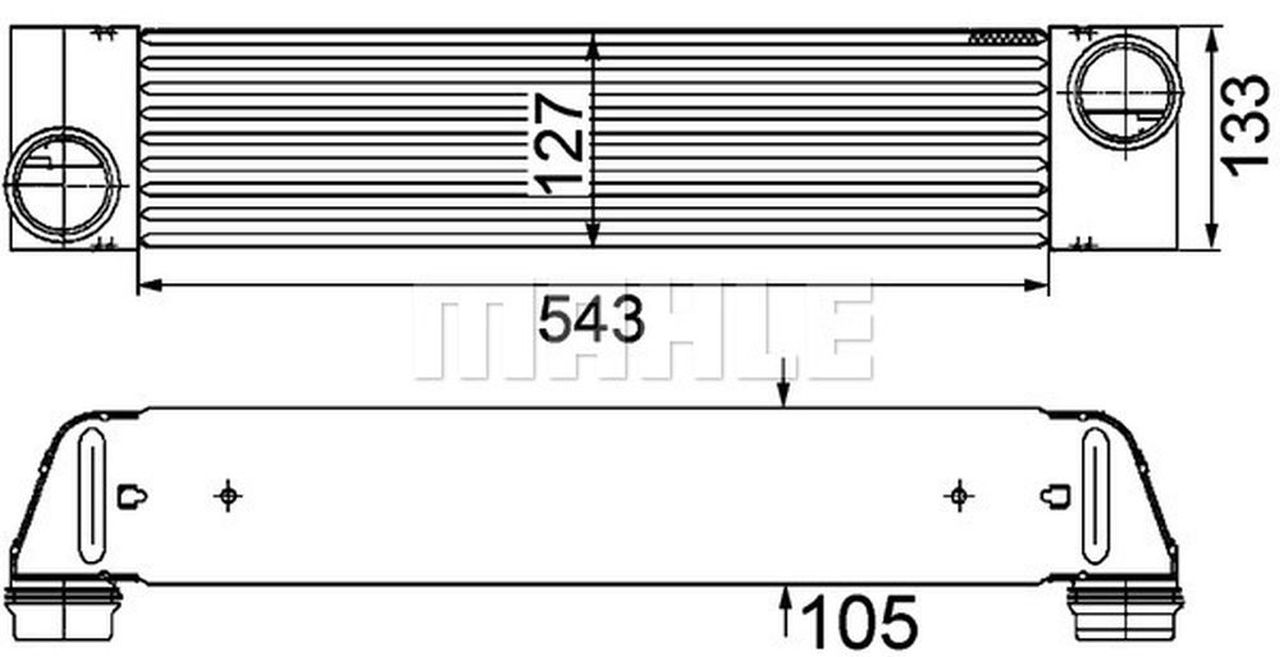 MAHLE PC Charge air cooler CI193000P