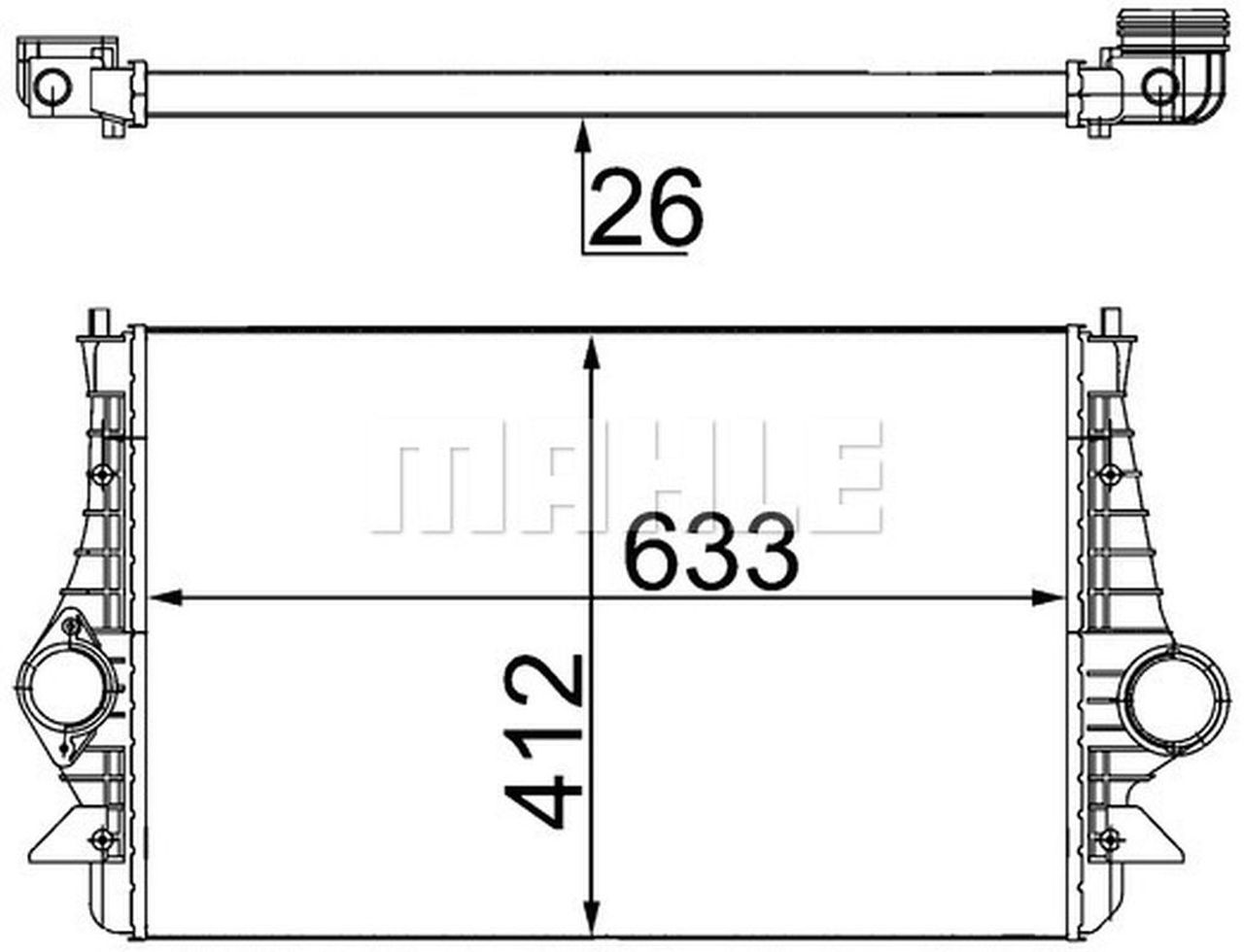 MAHLE PC Charge air cooler CI197000S