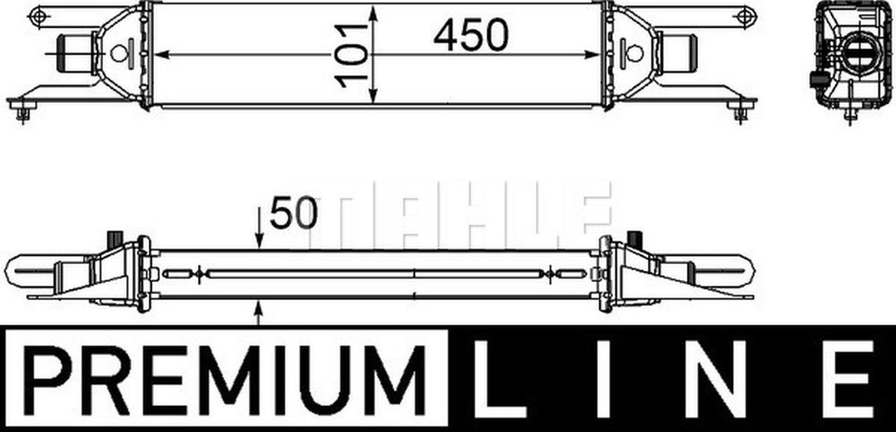 MAHLE PC Charge air cooler CI205000P MAHLE PC Charge air cooler CI205000P