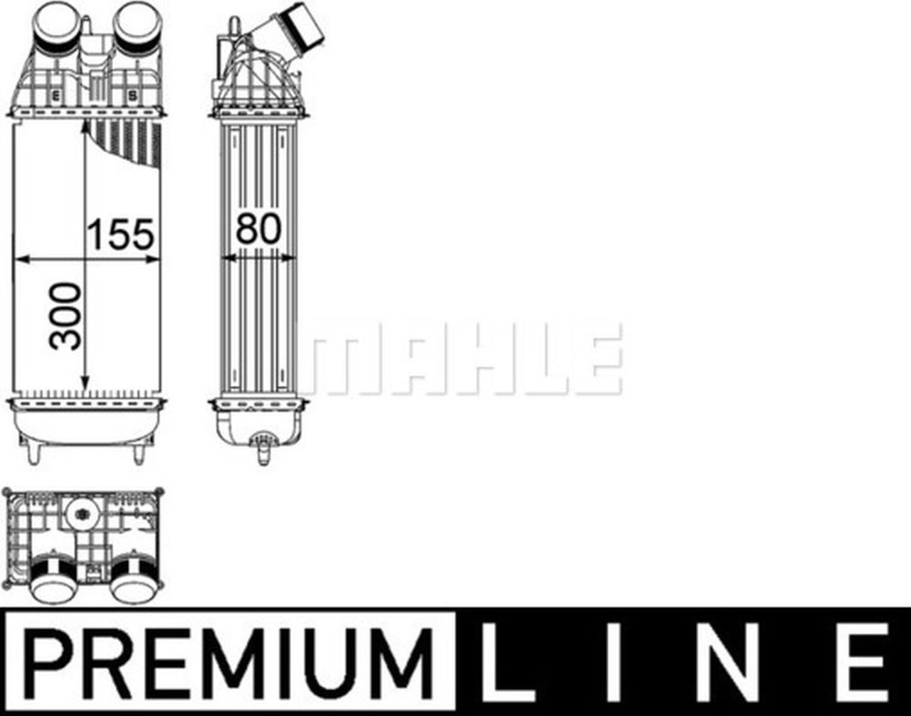 MAHLE PC Charge air cooler CI210000P