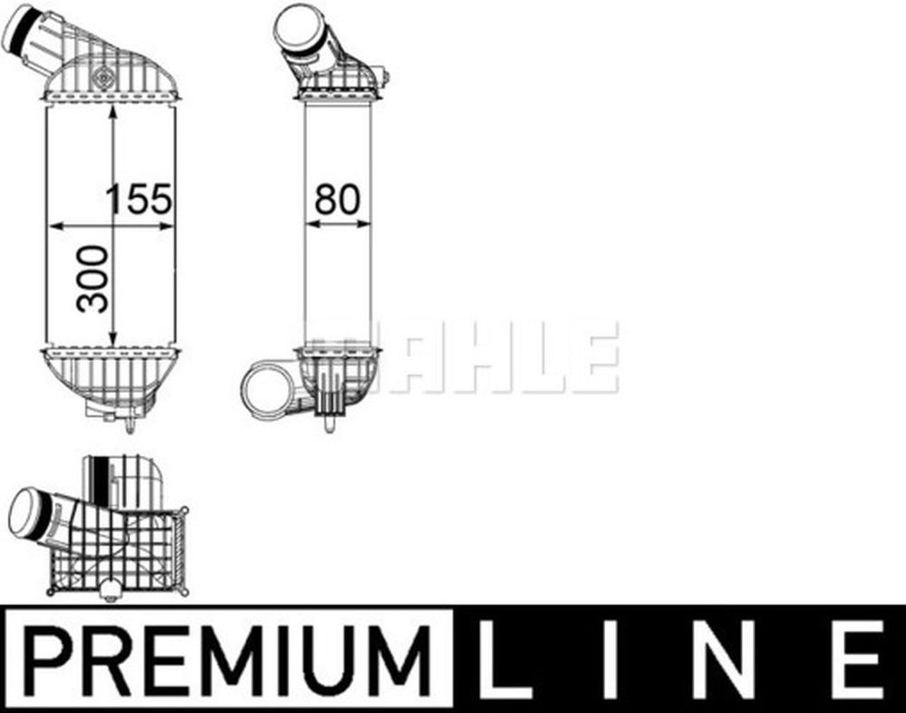 MAHLE PC Charge air cooler CI211000P