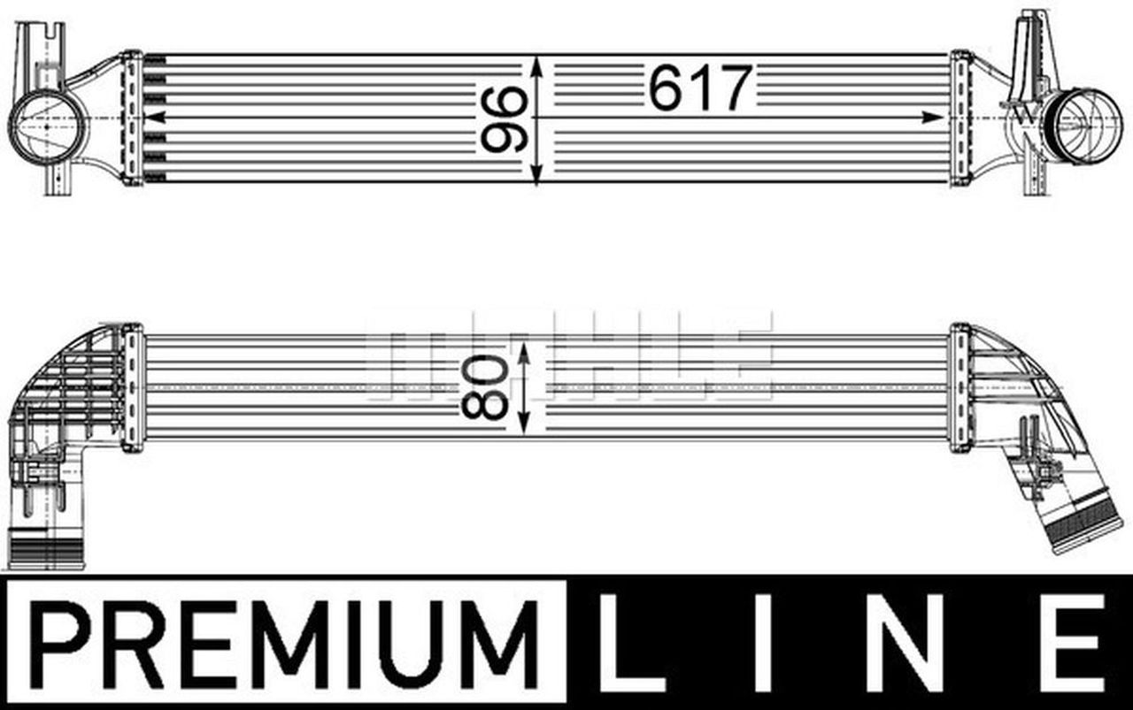 MAHLE PC Charge air cooler CI230000P