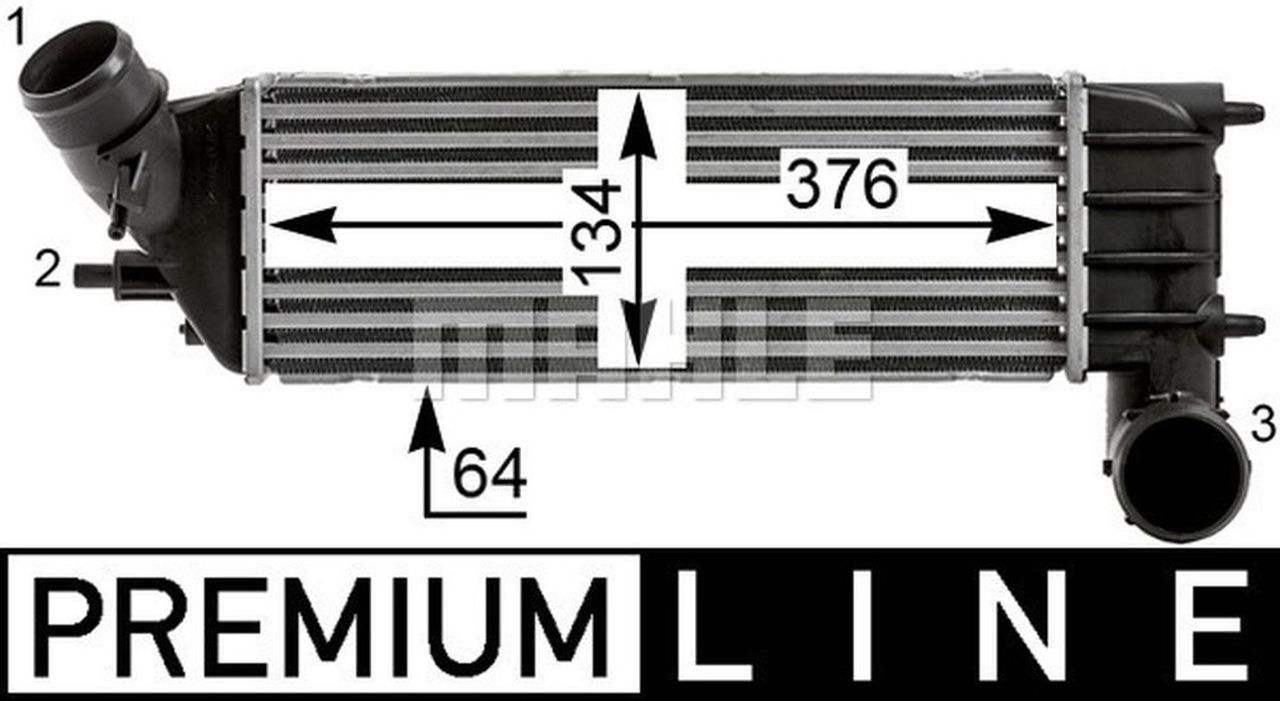MAHLE PC Charge air cooler CI23000P