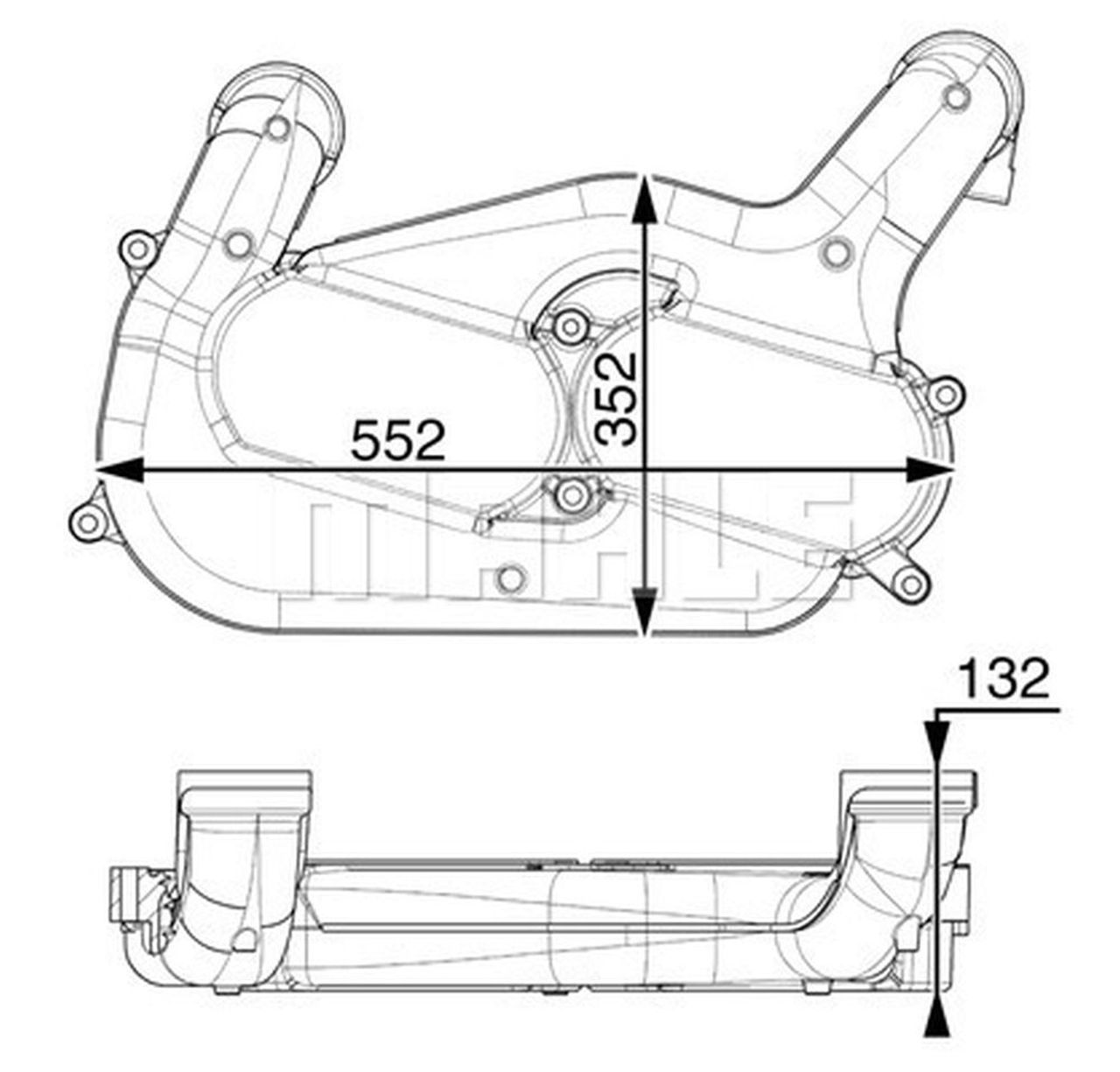 MAHLE Truck/Bus Charge air cooler CI251000P