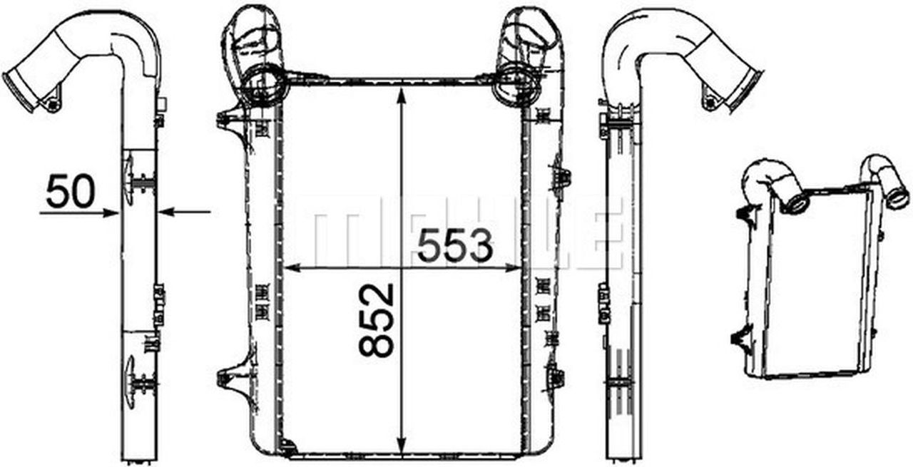 MAHLE Truck/Bus Charge air cooler CI253000P