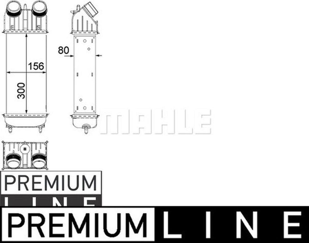 MAHLE PC Charge air cooler CI261000P