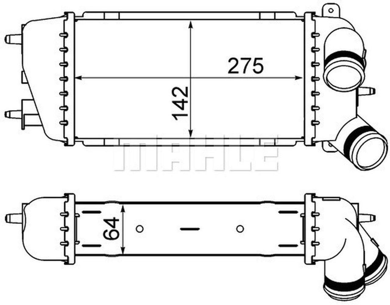 MAHLE PC Charge air cooler CI309000S