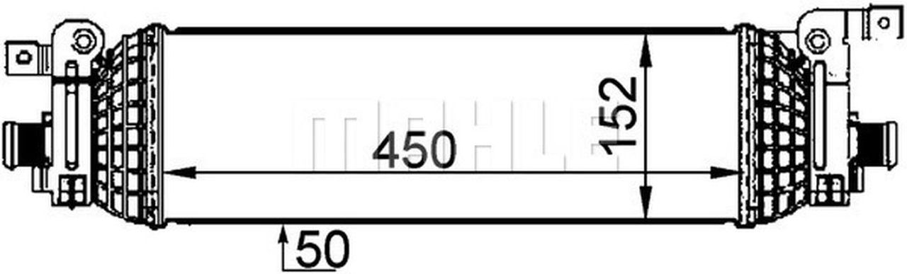MAHLE PC Charge air cooler CI326000P