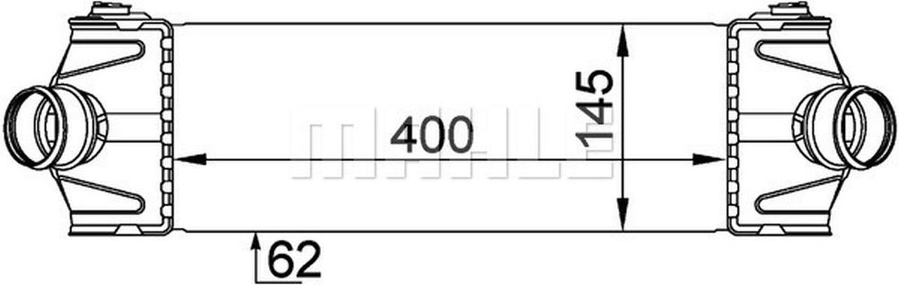MAHLE LCV Charge air cooler CI328000P